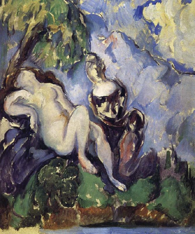 Paul Cezanne Bath woman who France oil painting art